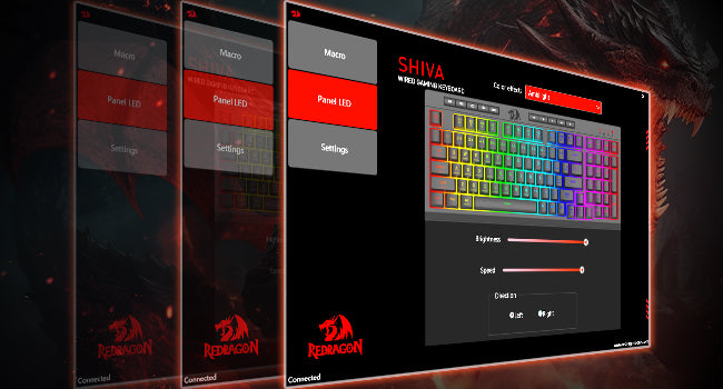 Redragon K515 Shiva RGB Membrane Gaming 98 Keys Keyboard