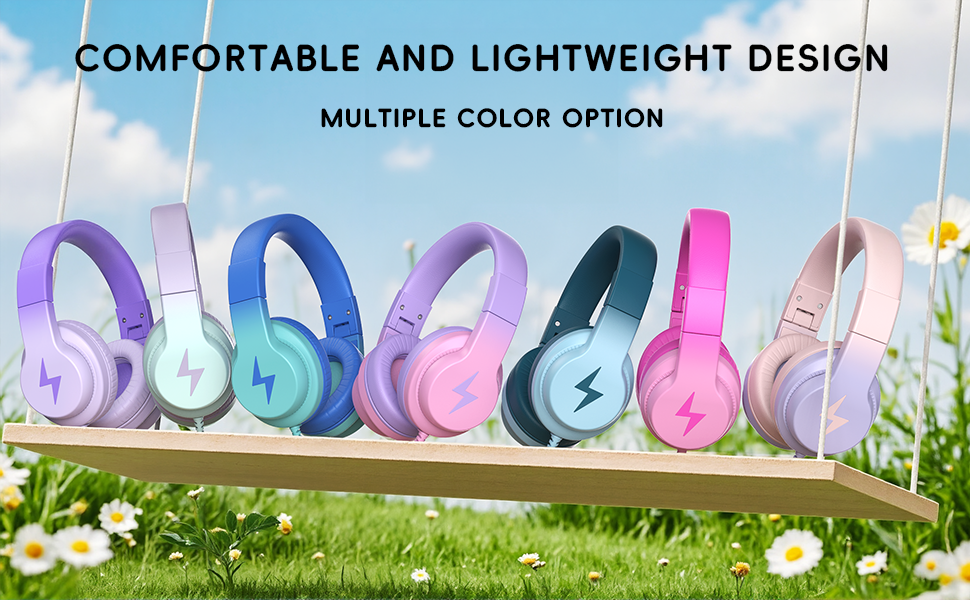 Kids Headphones Wired Headphones for Kids over Ear Microphone