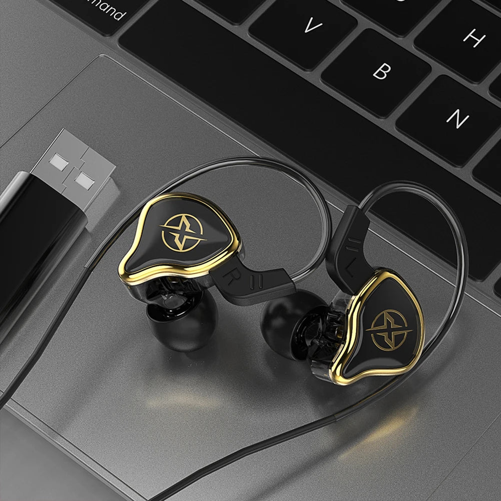 Wired Headphones With Microphone Remote Control Earphones