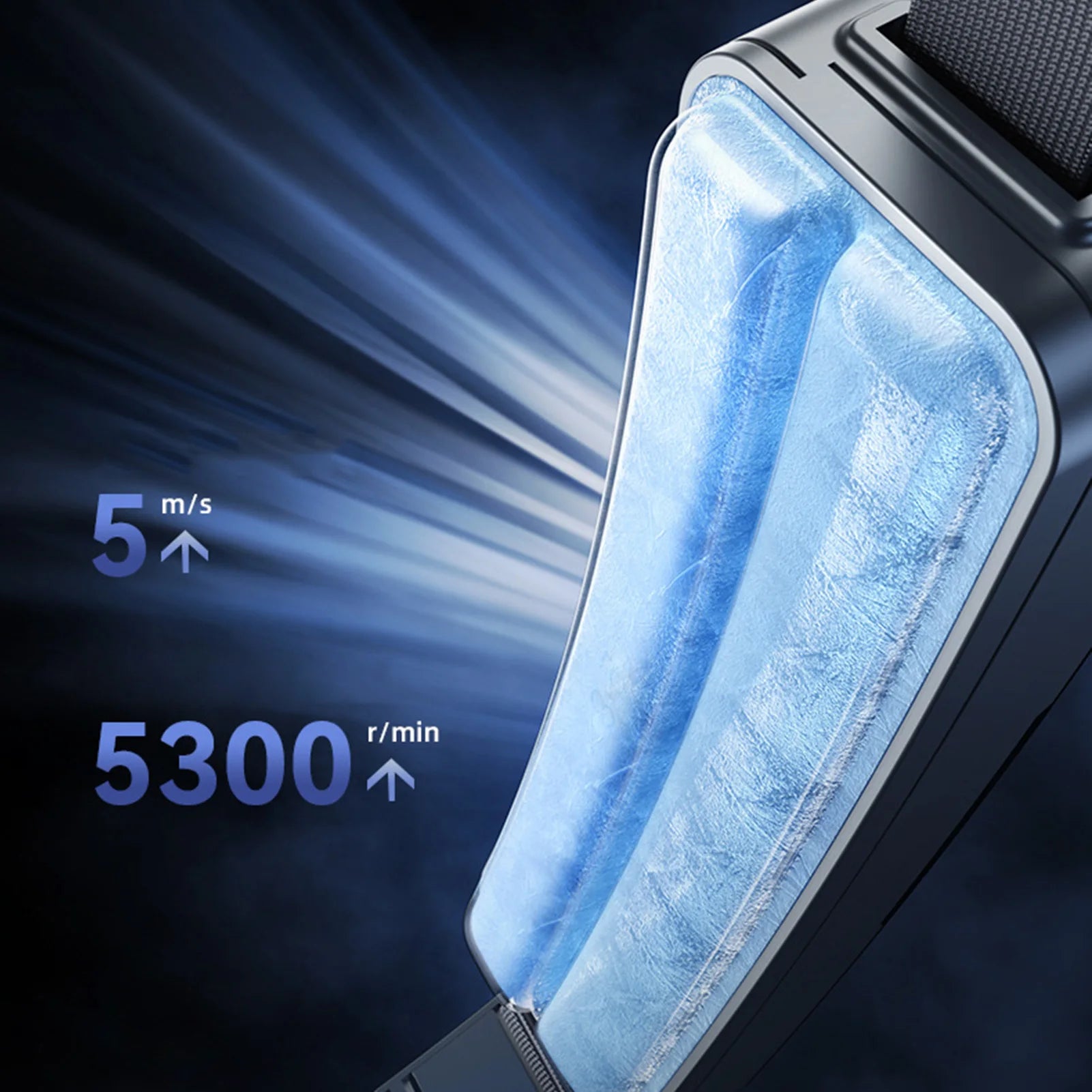 Portable Waist Fan Lightweight Powerful ABS Stylish Waist Cooling Fan