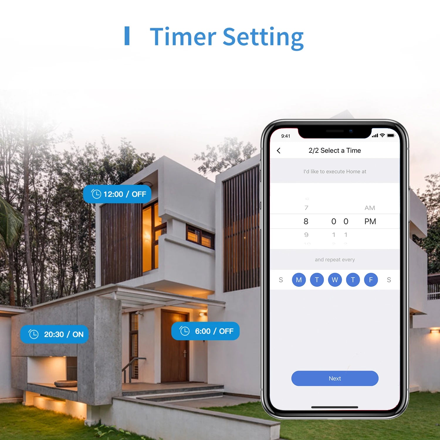 Meross HomeKit US Smart Outdoor Plug MSS620B WiFi Outlet Sockets
