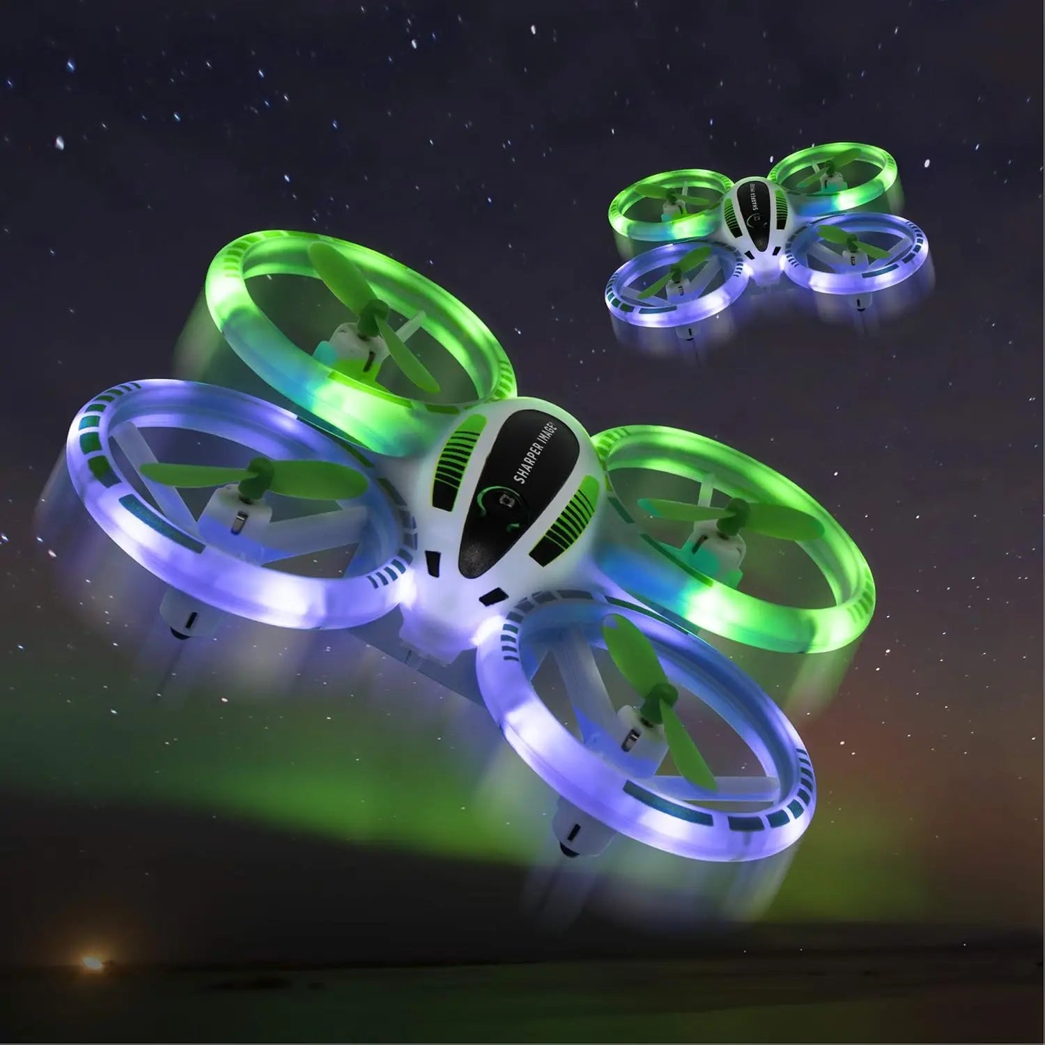 LED Glow Stunt Drone with Assisted Landing, Mini RC Quadcopter