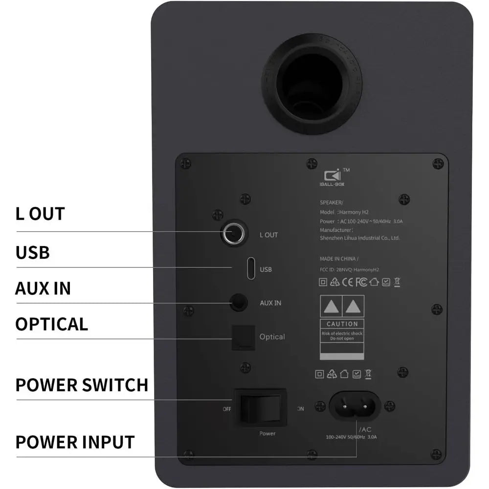 60W High-Resolution Bluetooth 5.3 Computer Speakers