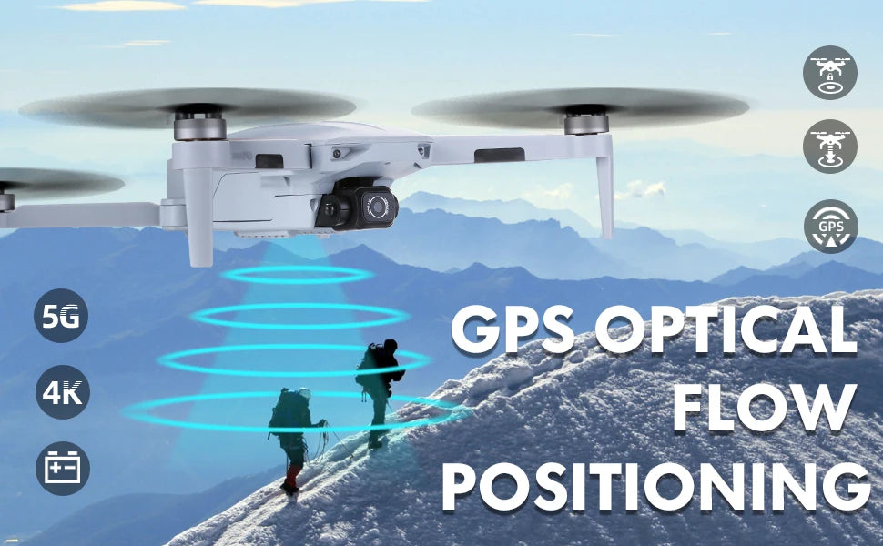 NBD Drone with Camera 4K for Adults Easy GPS Quadcopter