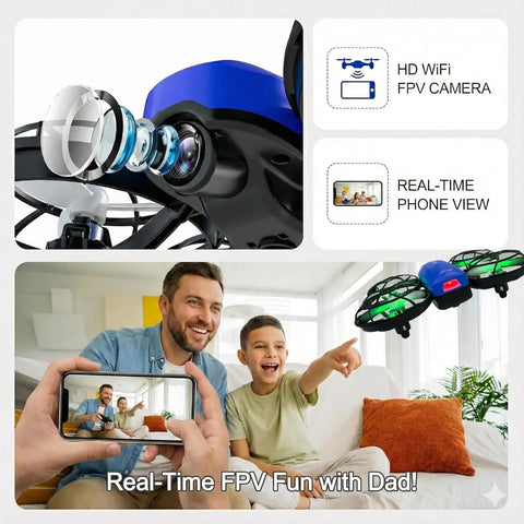 Kids Camera Drone with Altitude Hold Mini Quadcopter Toy