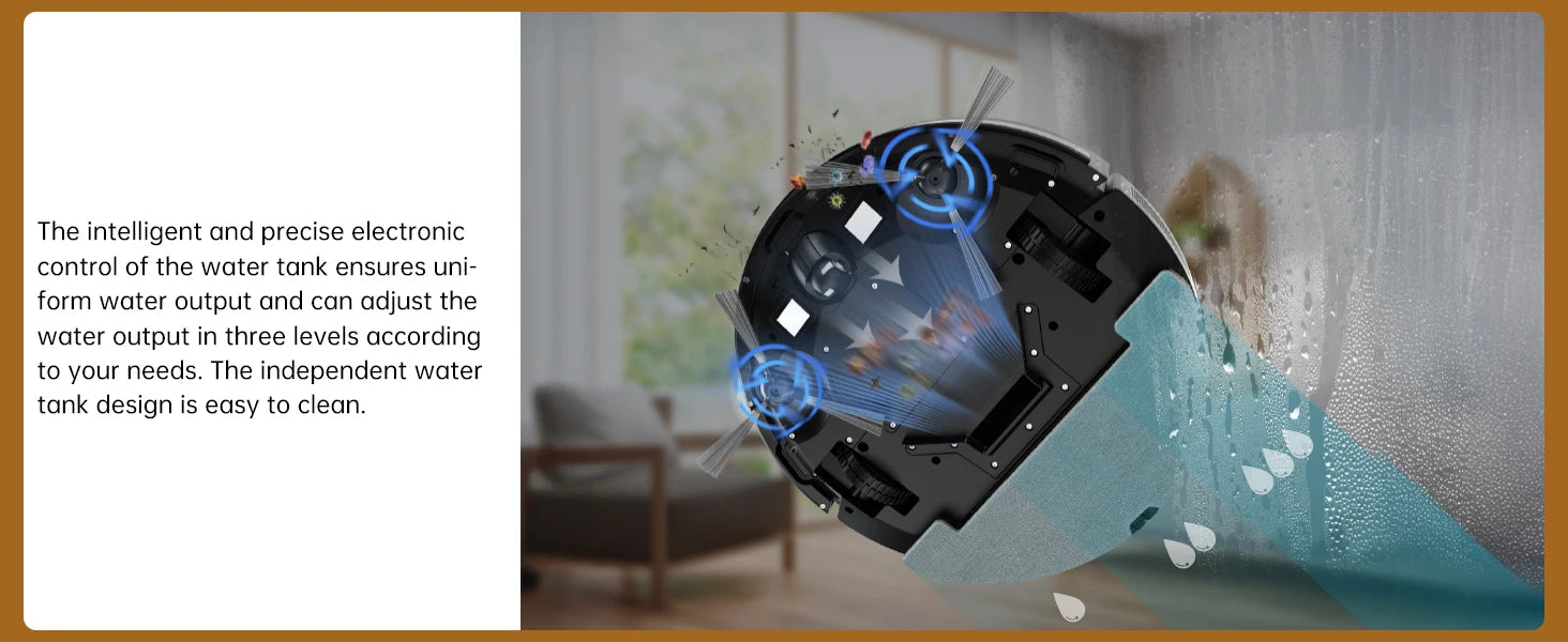Omeser New Robot Vacuum Cleaner 5000Pa Automatic Charging