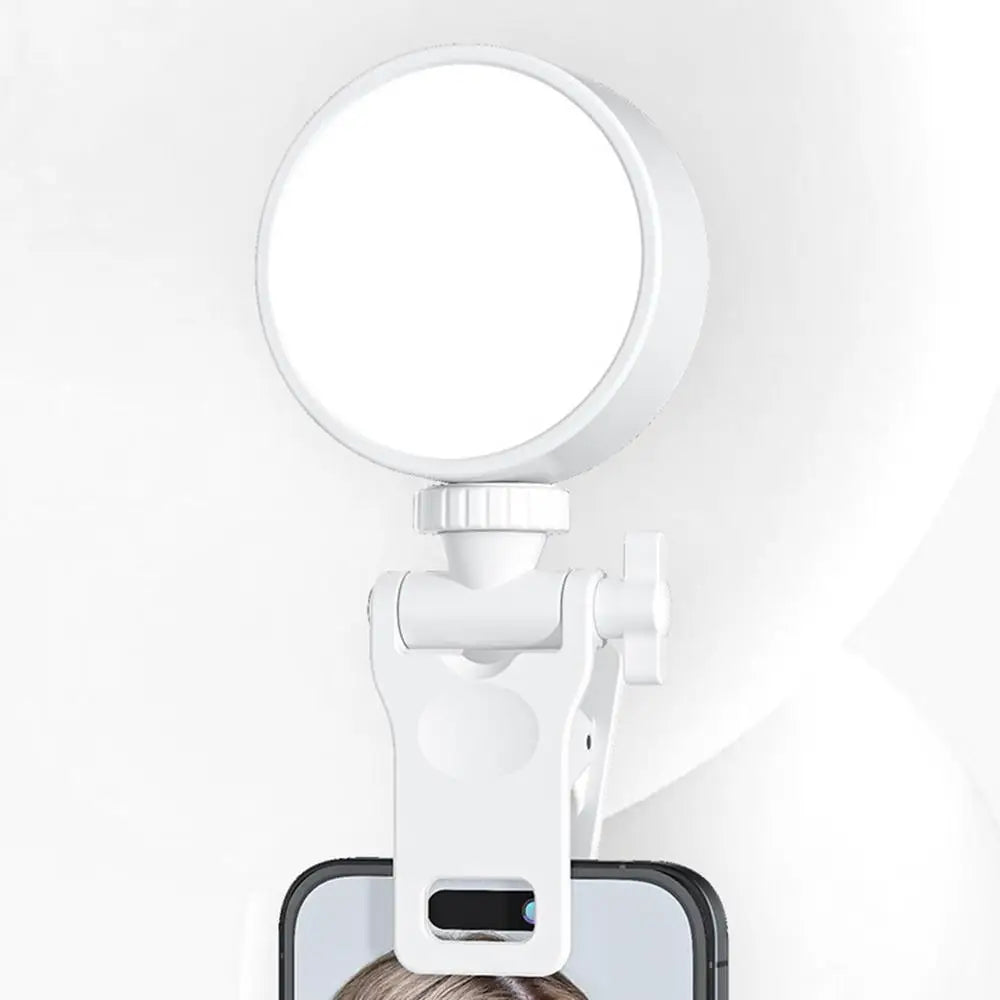 LED Mobile Phone Selfie Light Clip-On Lamp Portable USB Charge