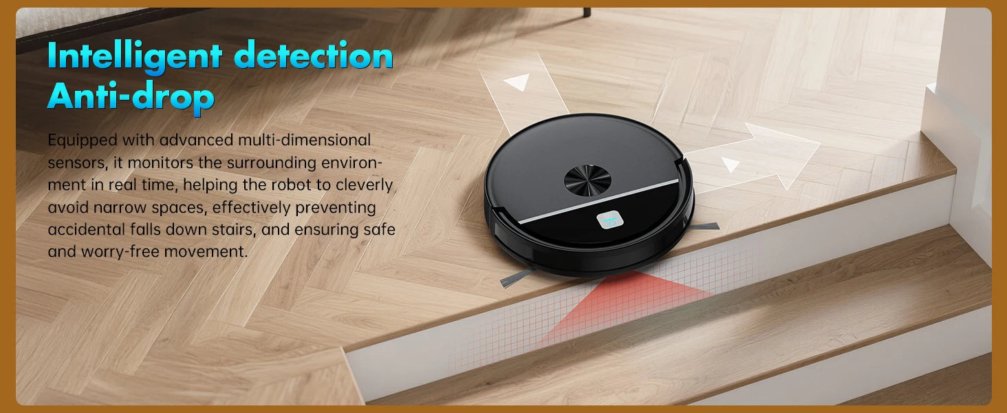 Omeser New Robot Vacuum Cleaner 5000Pa Automatic Charging