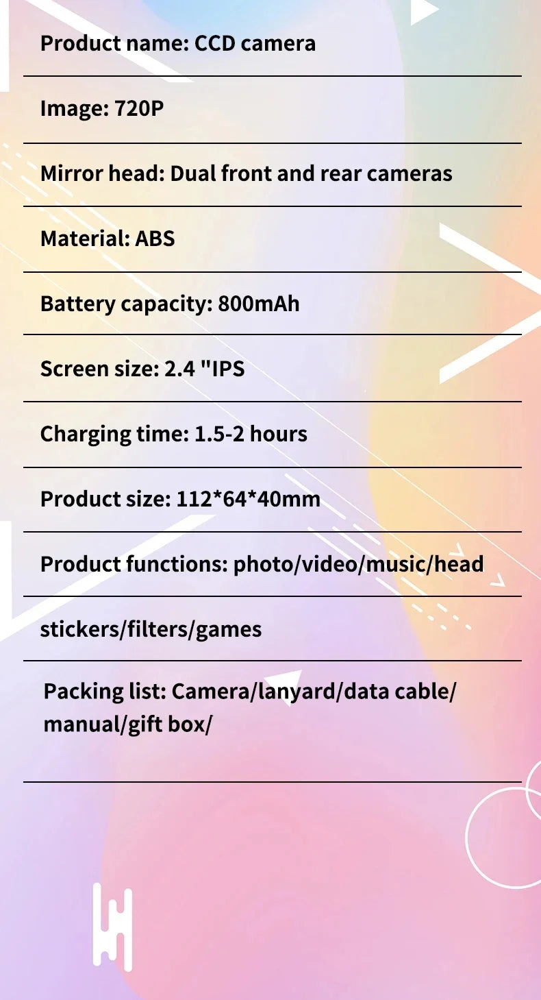 Digital Camera 4K HD Camera 48MP Autofocus Vlogging Camera