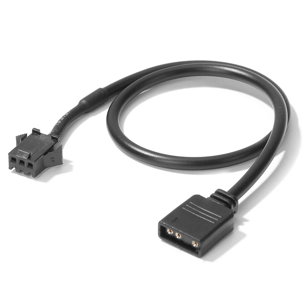 5V 3 Pin/12V 4 Pin 30cm Motherboard RGB LED Light Strip Adapter