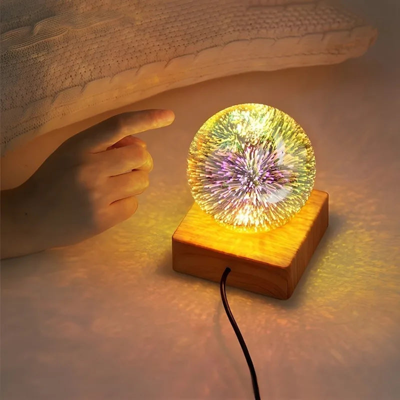 LED Night light USB Power supply touch bedside lamp color light