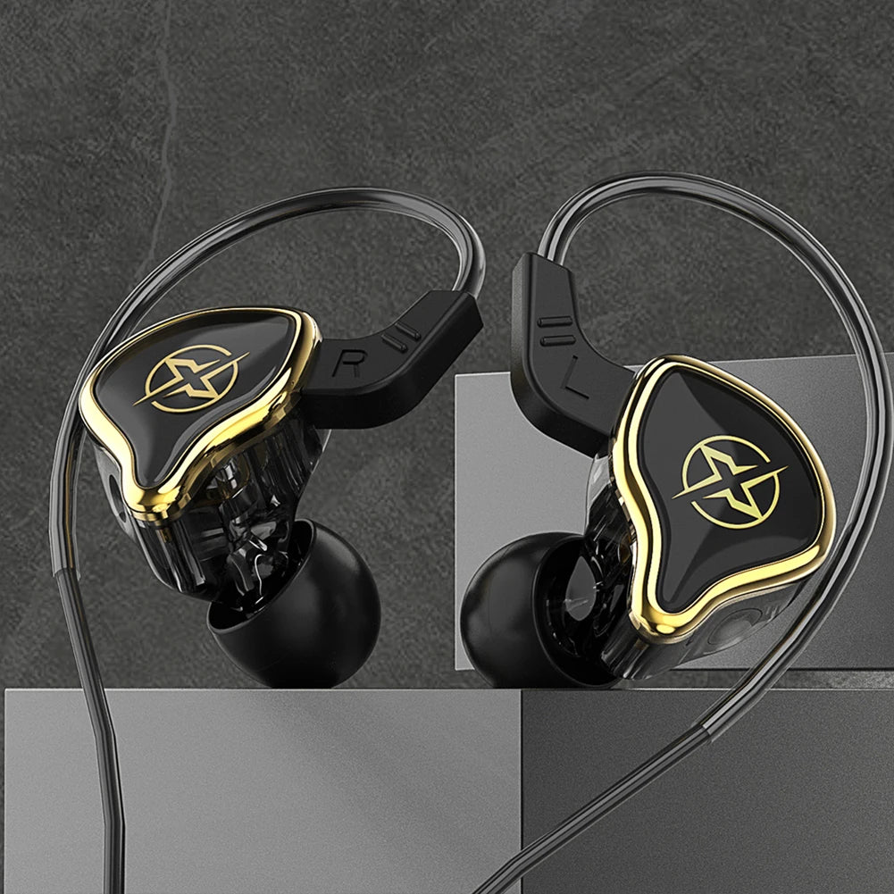 Wired Headphones With Microphone Remote Control Earphones