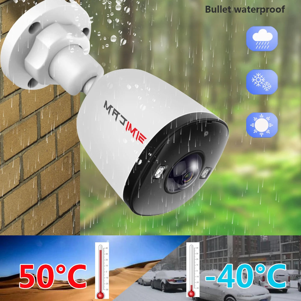 Security Camera Outdoor with Audio Color Night Vision