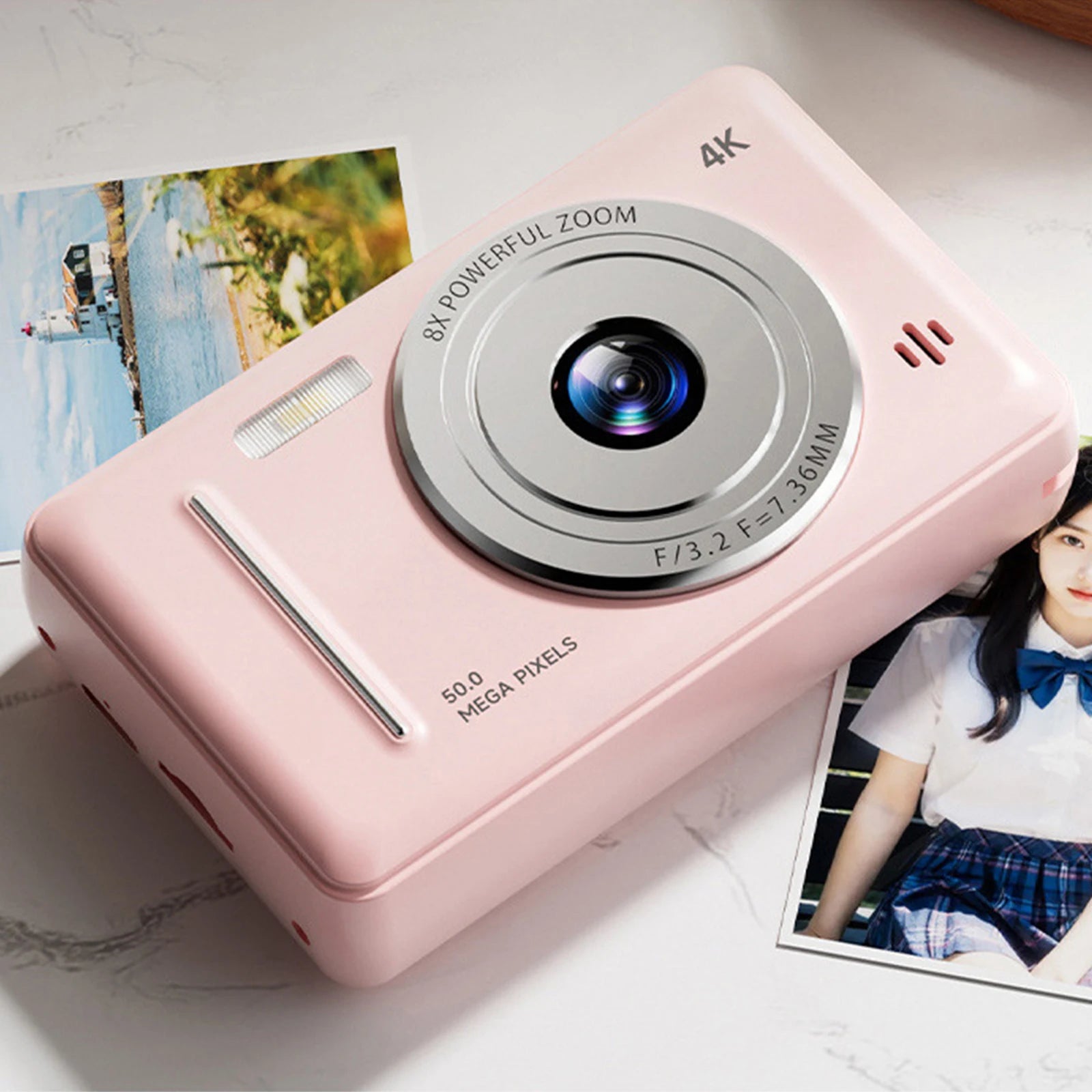 4K HD Digital Camera Auto Focus Portable Point-And-Shoot Camera