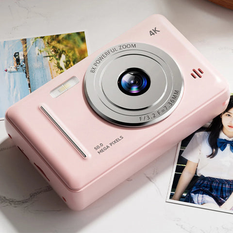 4K HD Digital Camera Auto Focus Portable Point-And-Shoot Camera