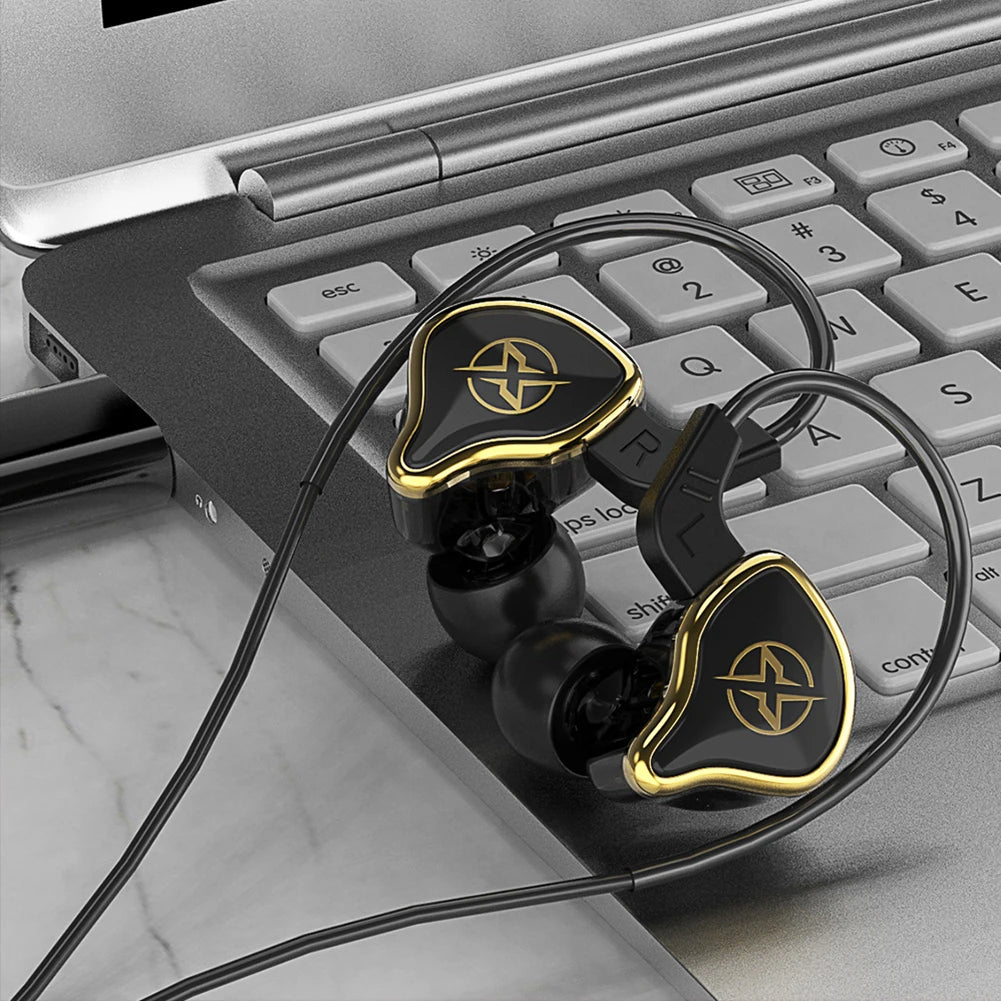 Wired Headphones With Microphone Remote Control Earphones