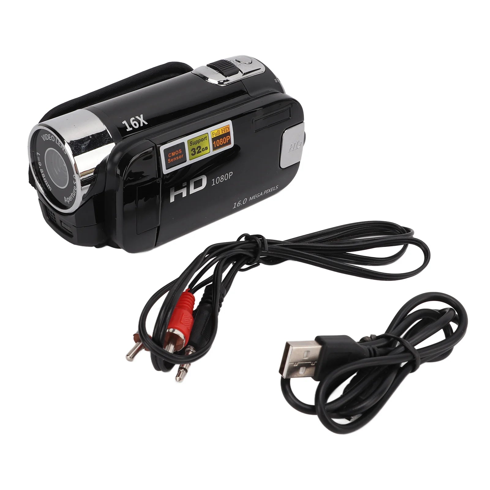 16X Zoom Digital Video Camcorder 270° Rotation Digital Camcorders