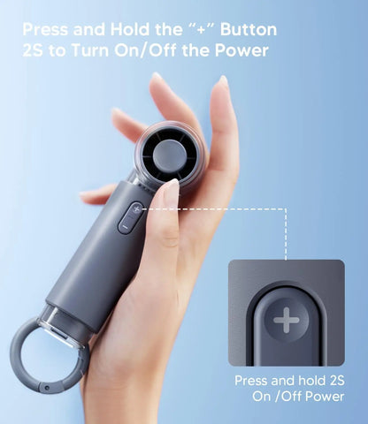 WSKEN Mini Handheld Portable Fan Small Pocket Powerful Fan