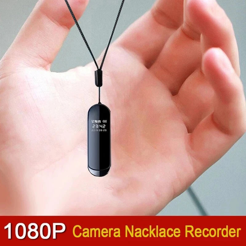 Camera Occulta Wide View Angle Portable Small Necklace Camera