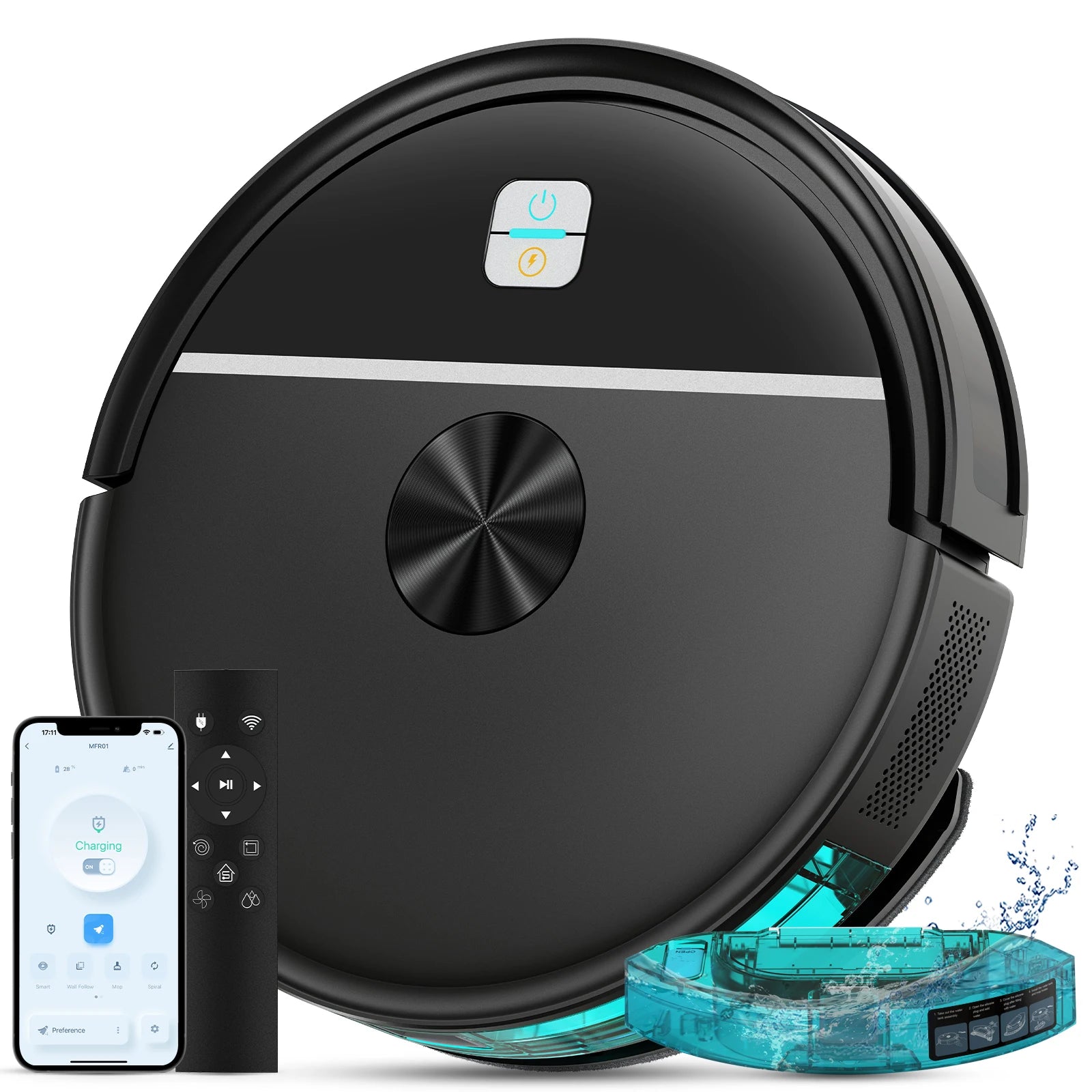 Omeser New Robot Vacuum Cleaner 5000Pa Automatic Charging