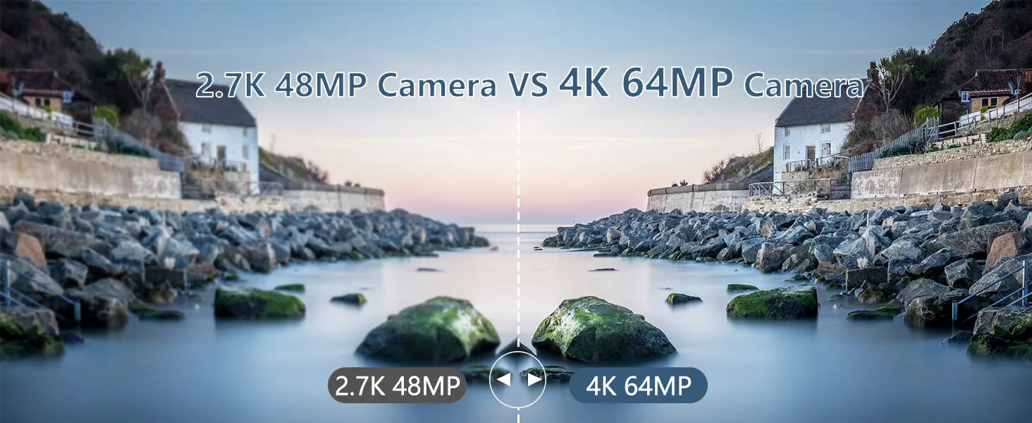 4K compact digital photography camera, 18x zoom video recorder