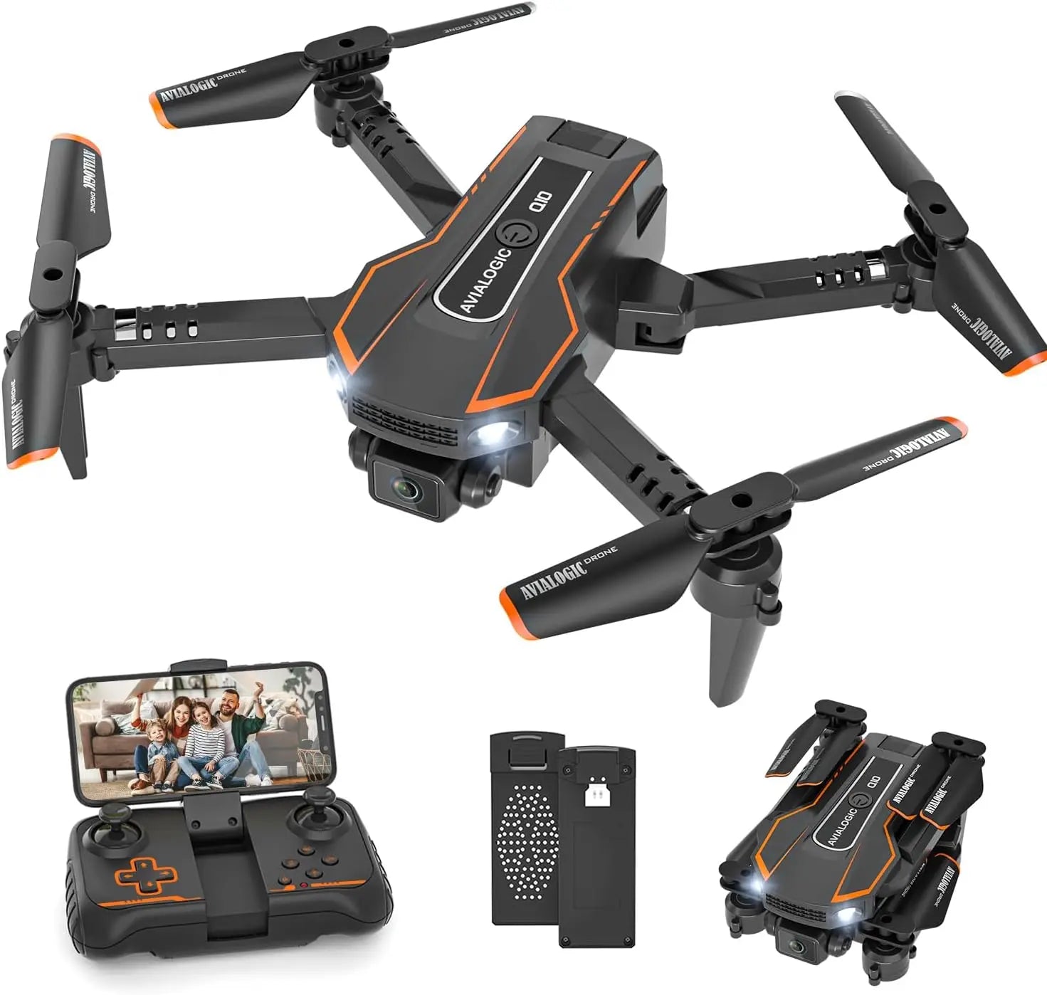 Mini Drone with Camera for Kids Remote Control Helicopter Toy