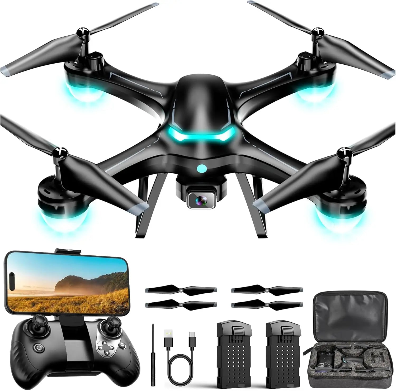 Beginner Drone with 1080P Camera Gesture Selfie One-Key Start