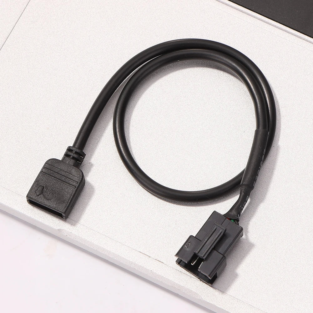 5V 3 Pin/12V 4 Pin 30cm Motherboard RGB LED Light Strip Adapter