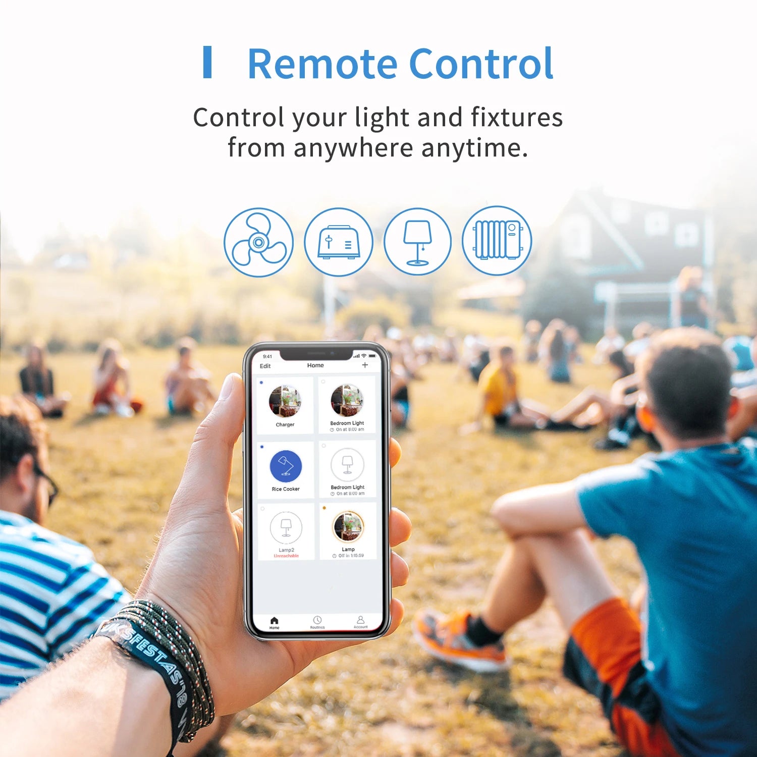 Meross HomeKit US Smart Outdoor Plug MSS620B WiFi Outlet Sockets