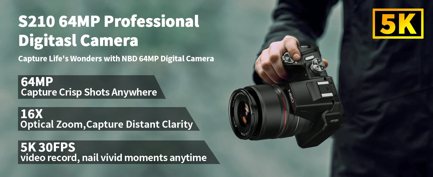 Digital Cameras For Photography 16X Optical Zoom Camera