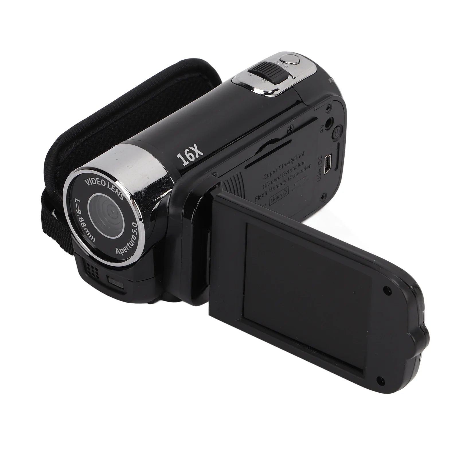 Digital Video Camcorder 16MP Color Screen 270° Rotation