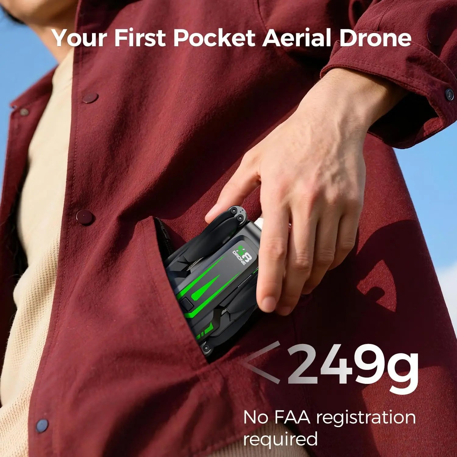 4K Camera Drone with Screen Controller 60 Min Flight Time A Return