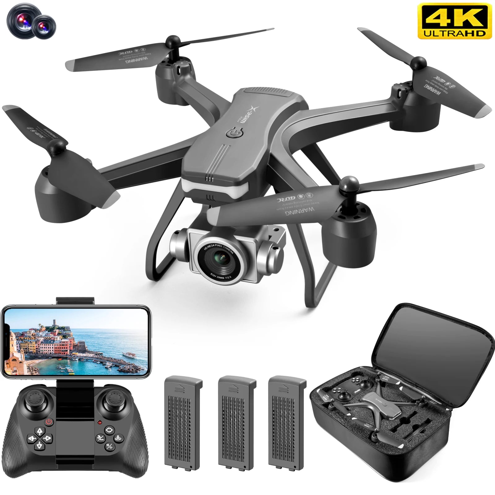 4DRC V14 Drone 4K HD Dual Camera 6K WIFI FPV Height Hold Drone
