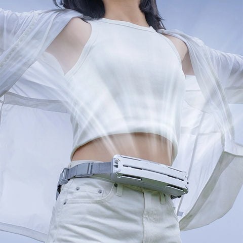 Portable Waist Fan Lightweight Powerful ABS Stylish Waist Cooling Fan