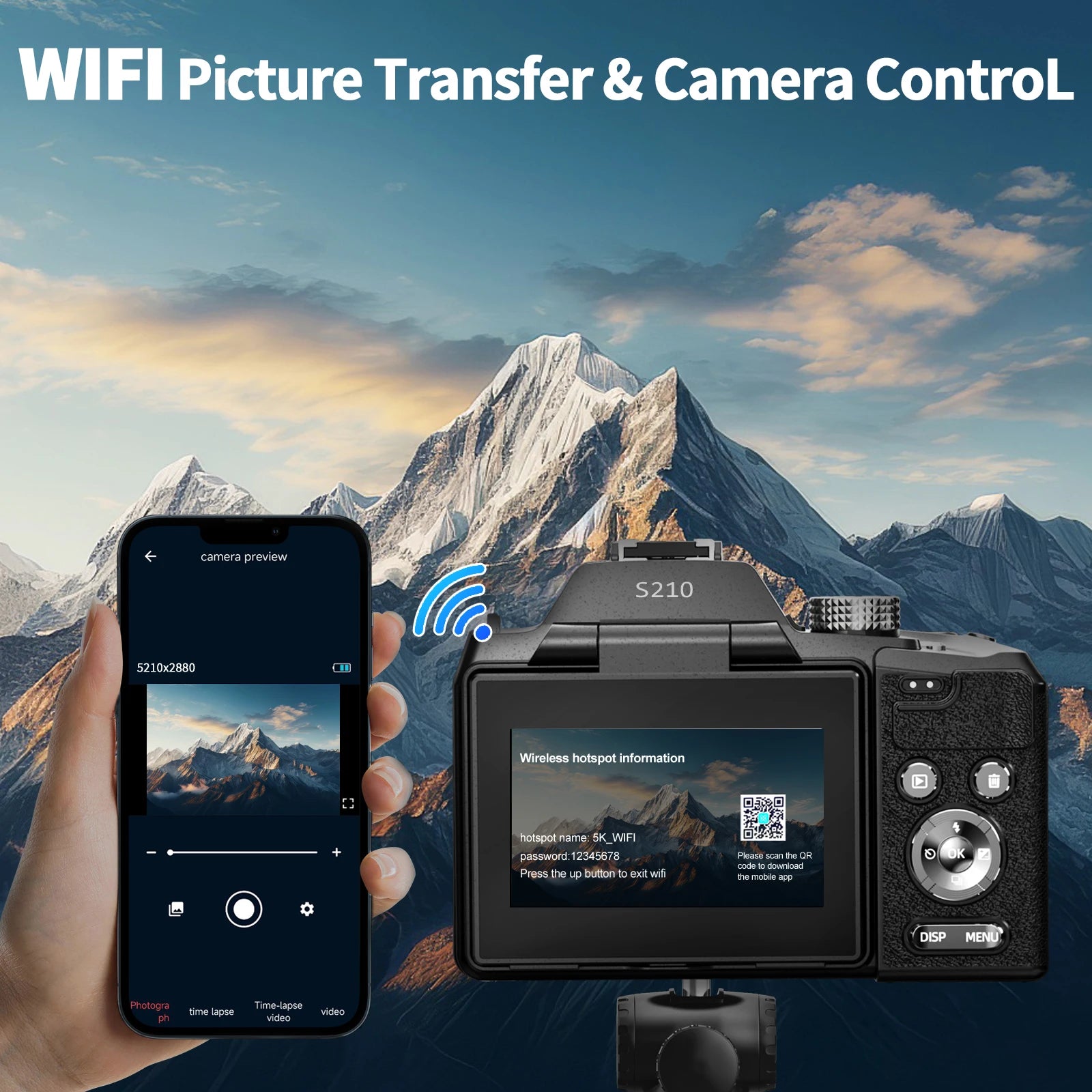 Digital Cameras For Photography 16X Optical Zoom Camera