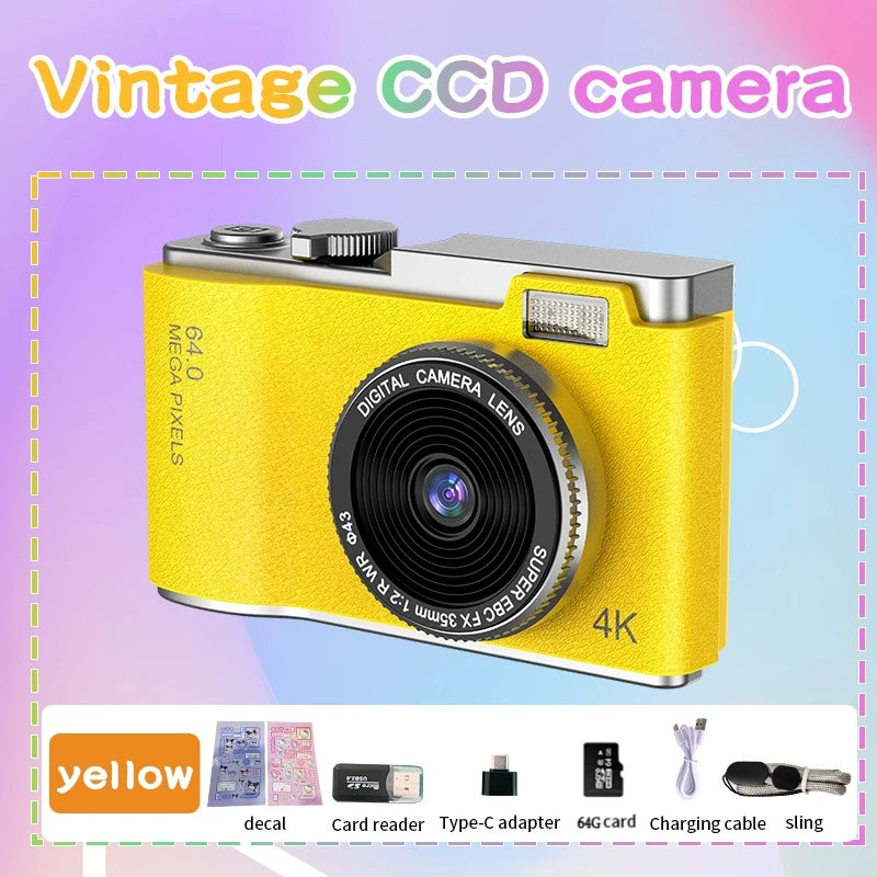 Digital Camera 4K HD Camera 48MP Autofocus Vlogging Camera