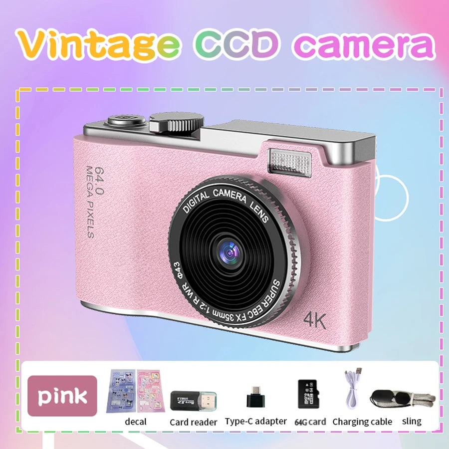 Digital Camera 4K HD Camera 48MP Autofocus Vlogging Camera