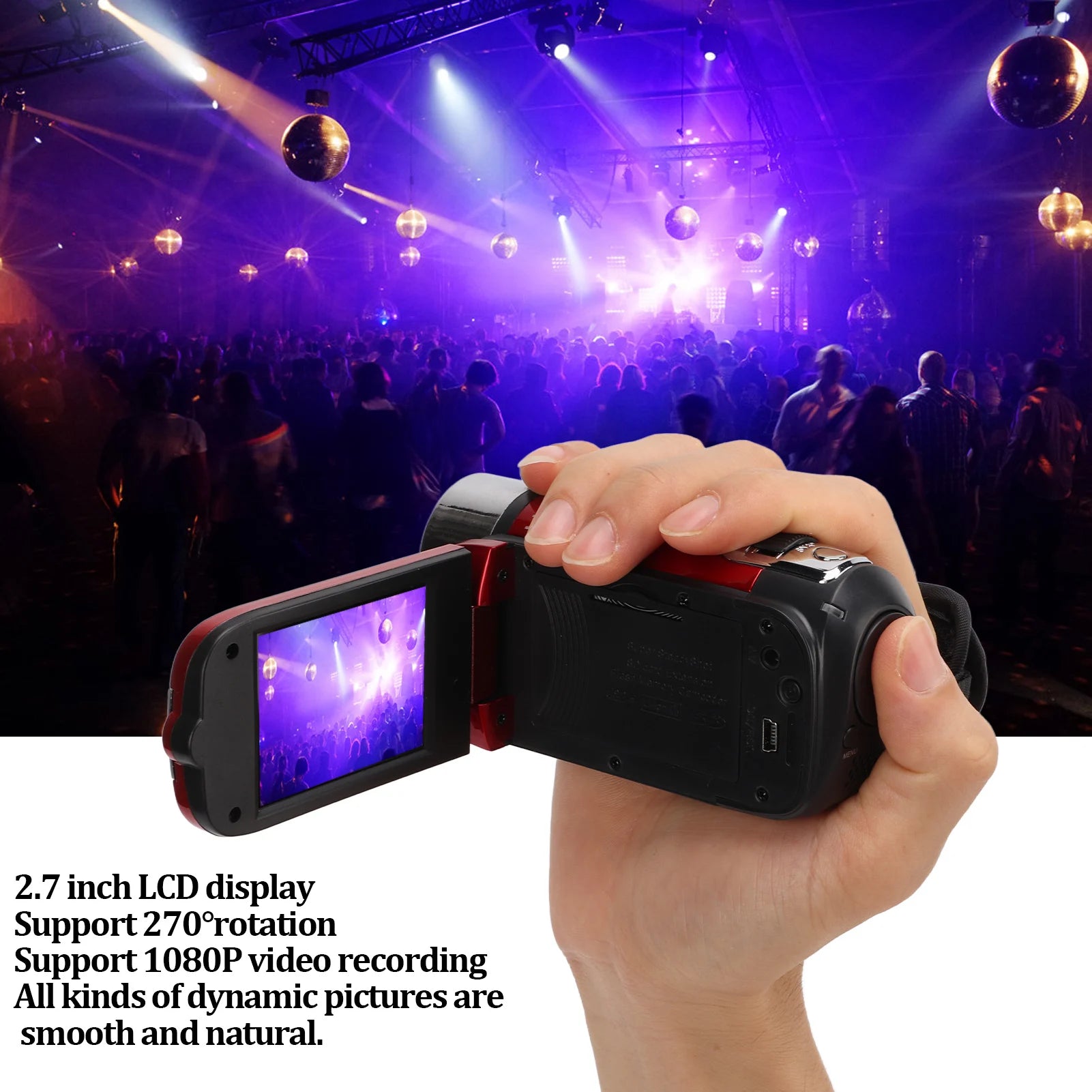 Digital Video Camcorder Portable Full HD  Digital Camcorders for Kids