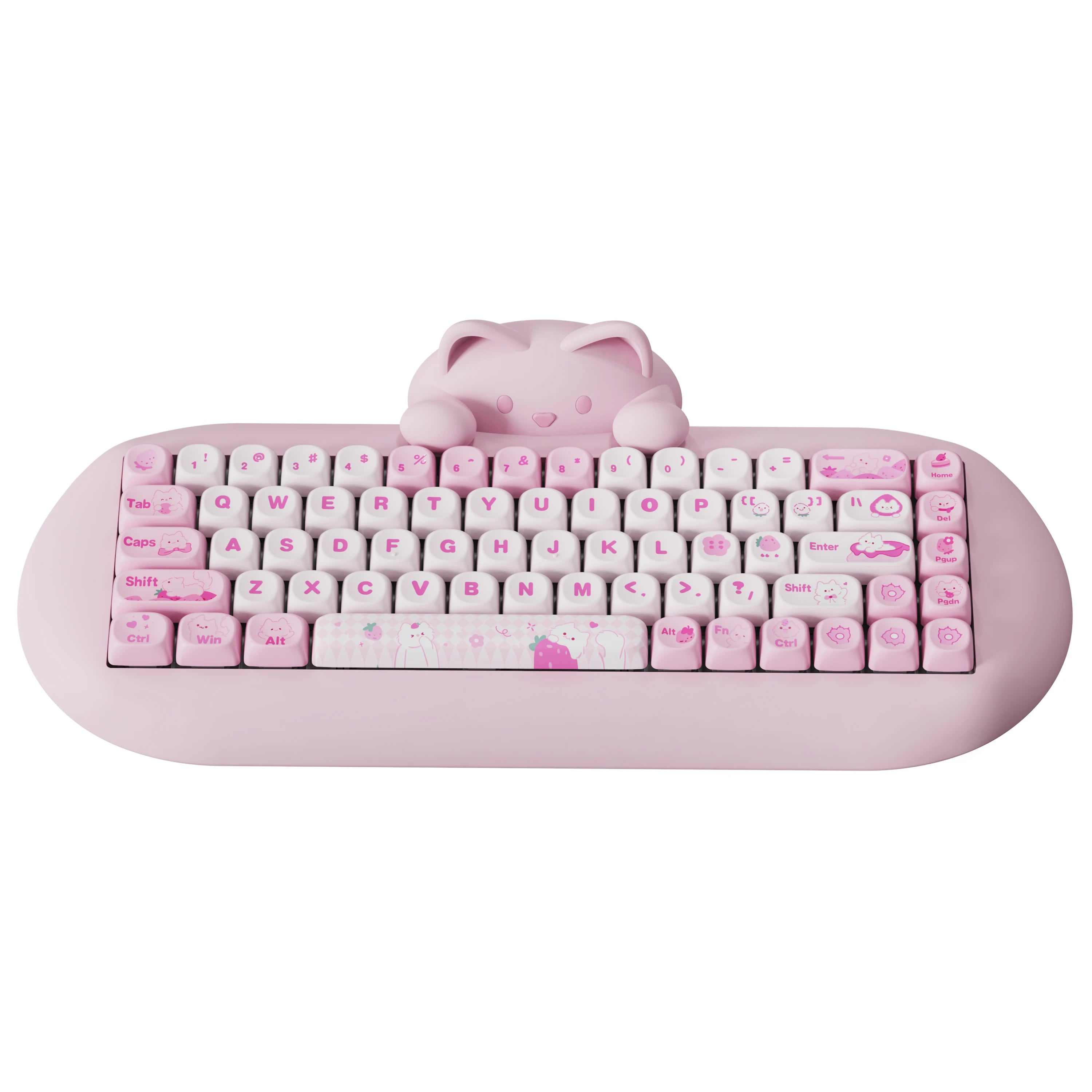 Wireless Gaming Keyboard Hi-Fi Cute Cat Custom RGB Keyboard