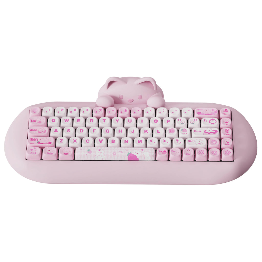 Wireless Gaming Keyboard Hi-Fi Cute Cat Custom RGB Keyboard
