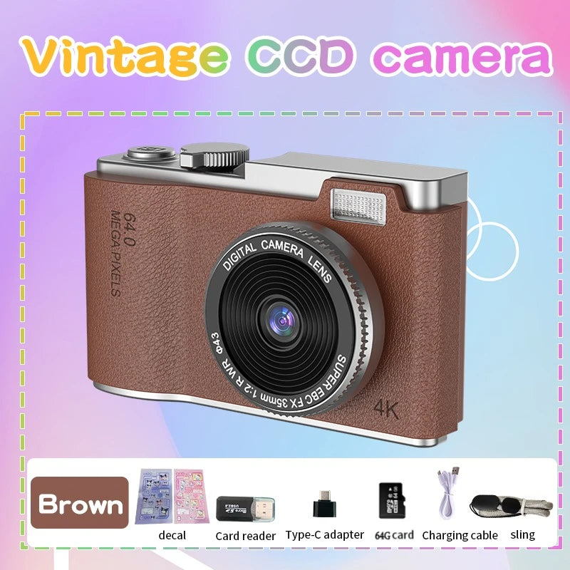 Digital Camera 4K HD Camera 48MP Autofocus Vlogging Camera