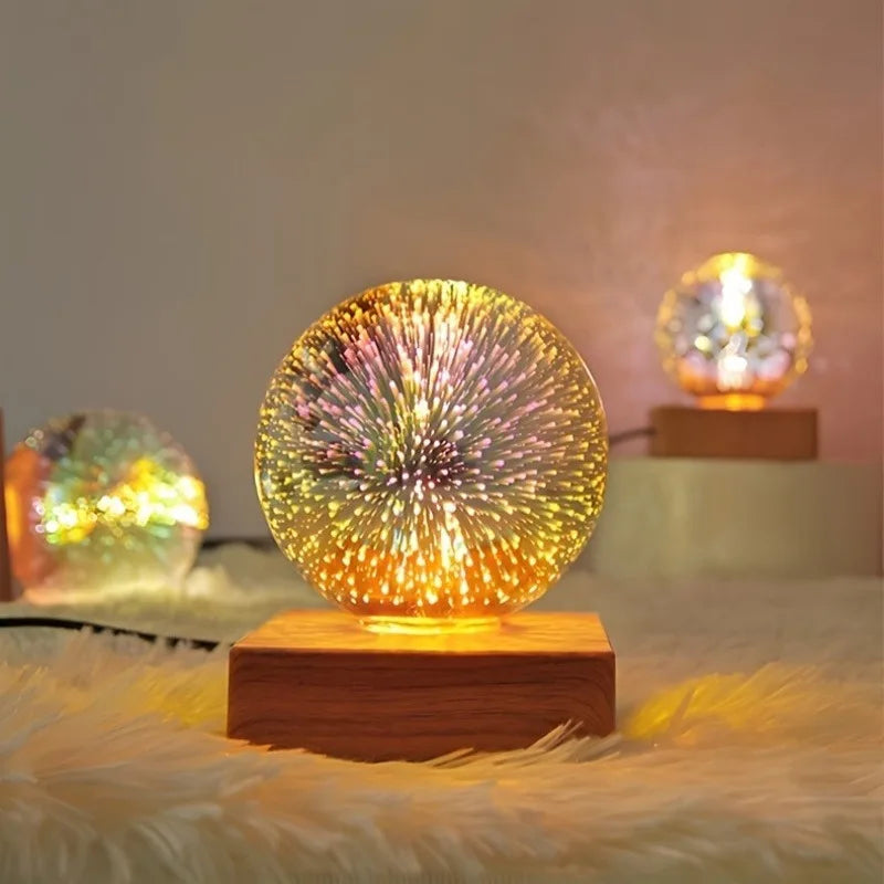 LED Night light USB Power supply touch bedside lamp color light