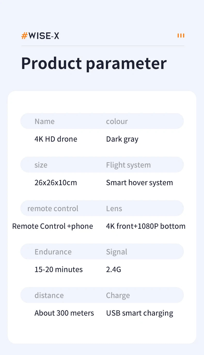 4DRC V14 Drone 4K HD Dual Camera 6K WIFI FPV Height Hold Drone