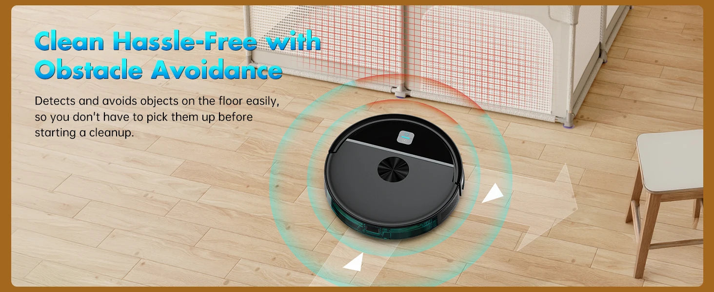 Omeser New Robot Vacuum Cleaner 5000Pa Automatic Charging