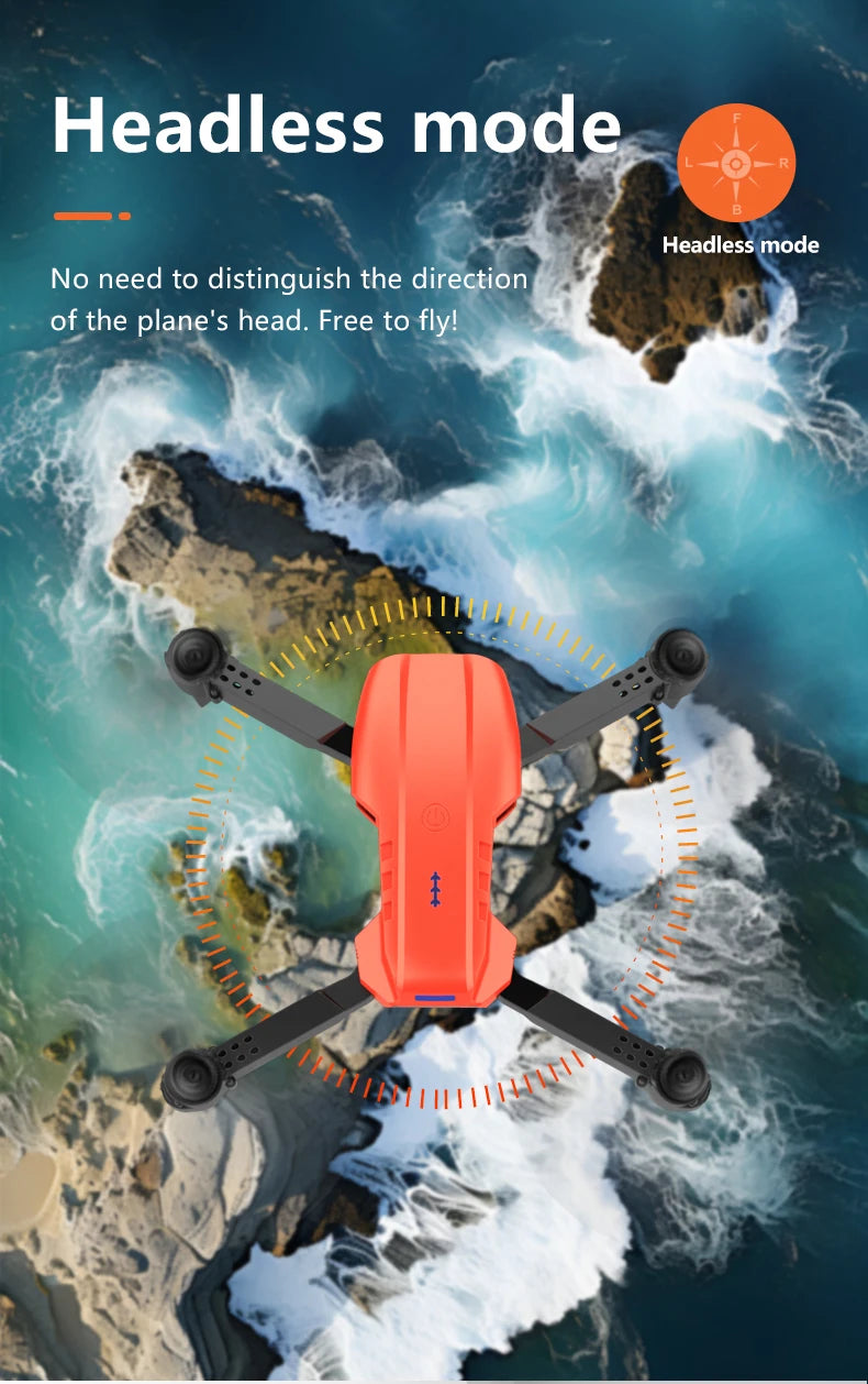 E99 PRO Drone with Flash Professional HD Dual Camera WIFI Quadcopter