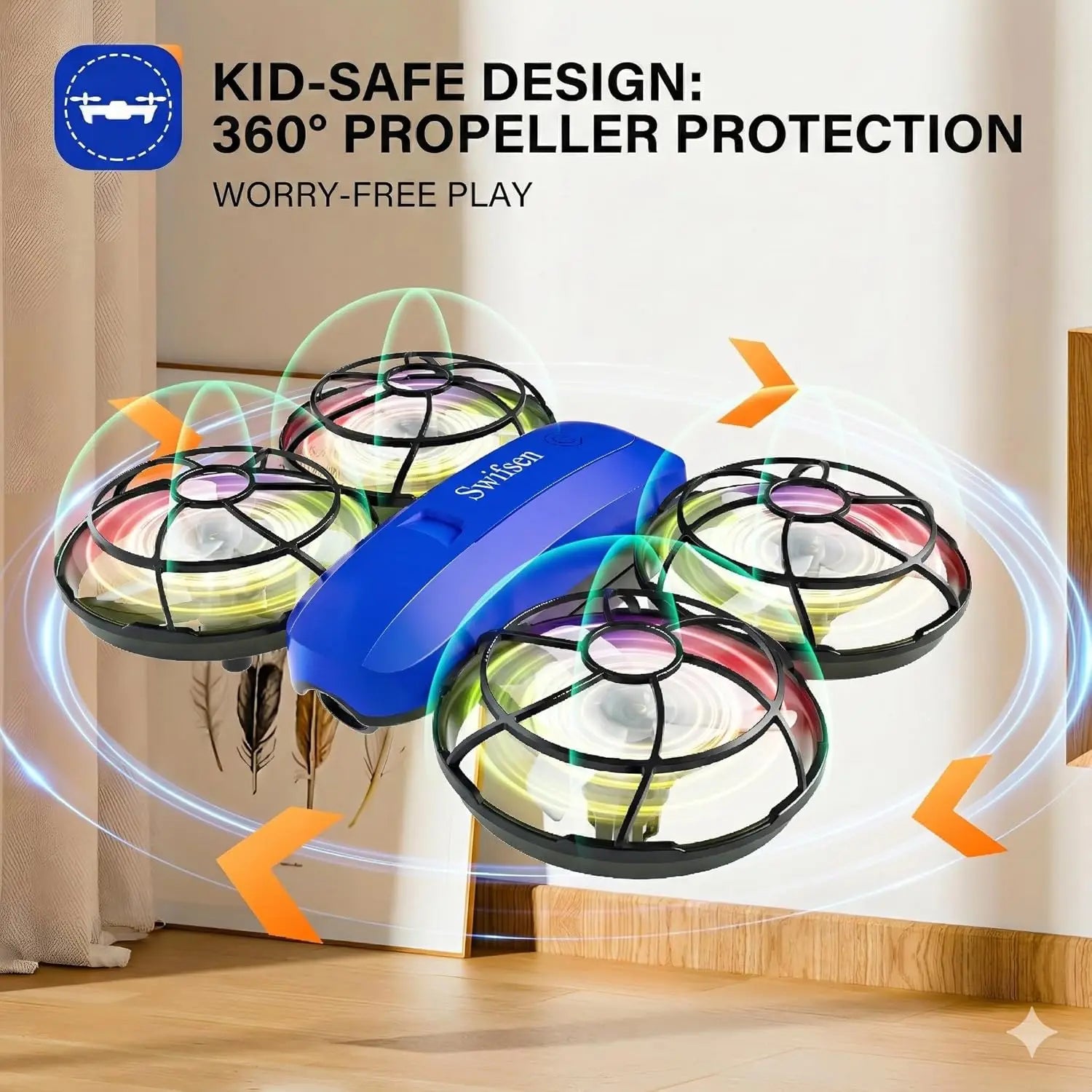 Kids Camera Drone with Altitude Hold Mini Quadcopter Toy