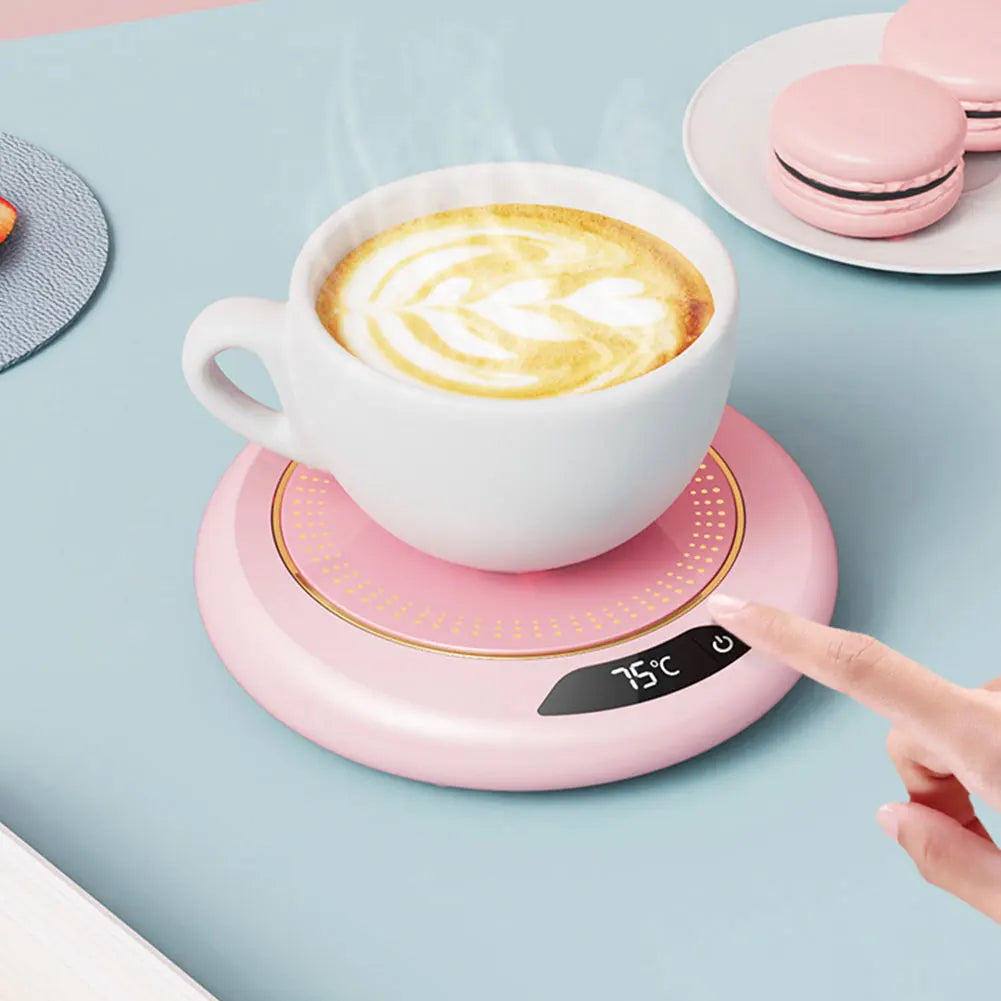 USB Electric Beverage Warmer with 3 Temperature Coffee Plate
