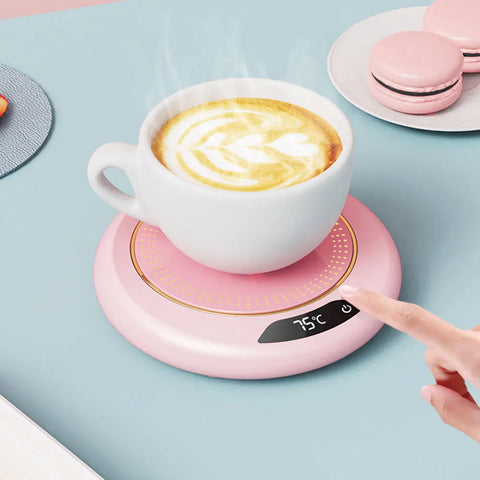 USB Electric Beverage Warmer with 3 Temperature Coffee Plate