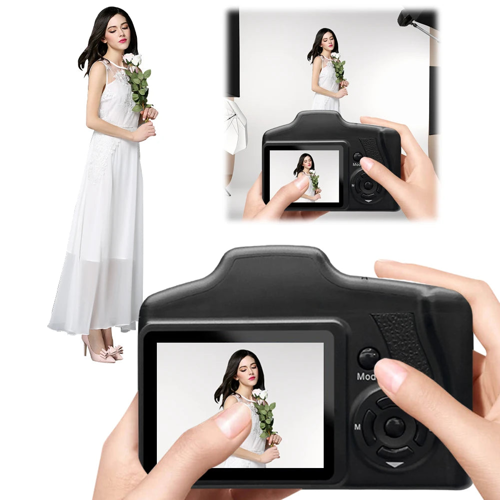 Digital Camera with 2.4 Inch LCD Screen Vlogging Camera Camcorder