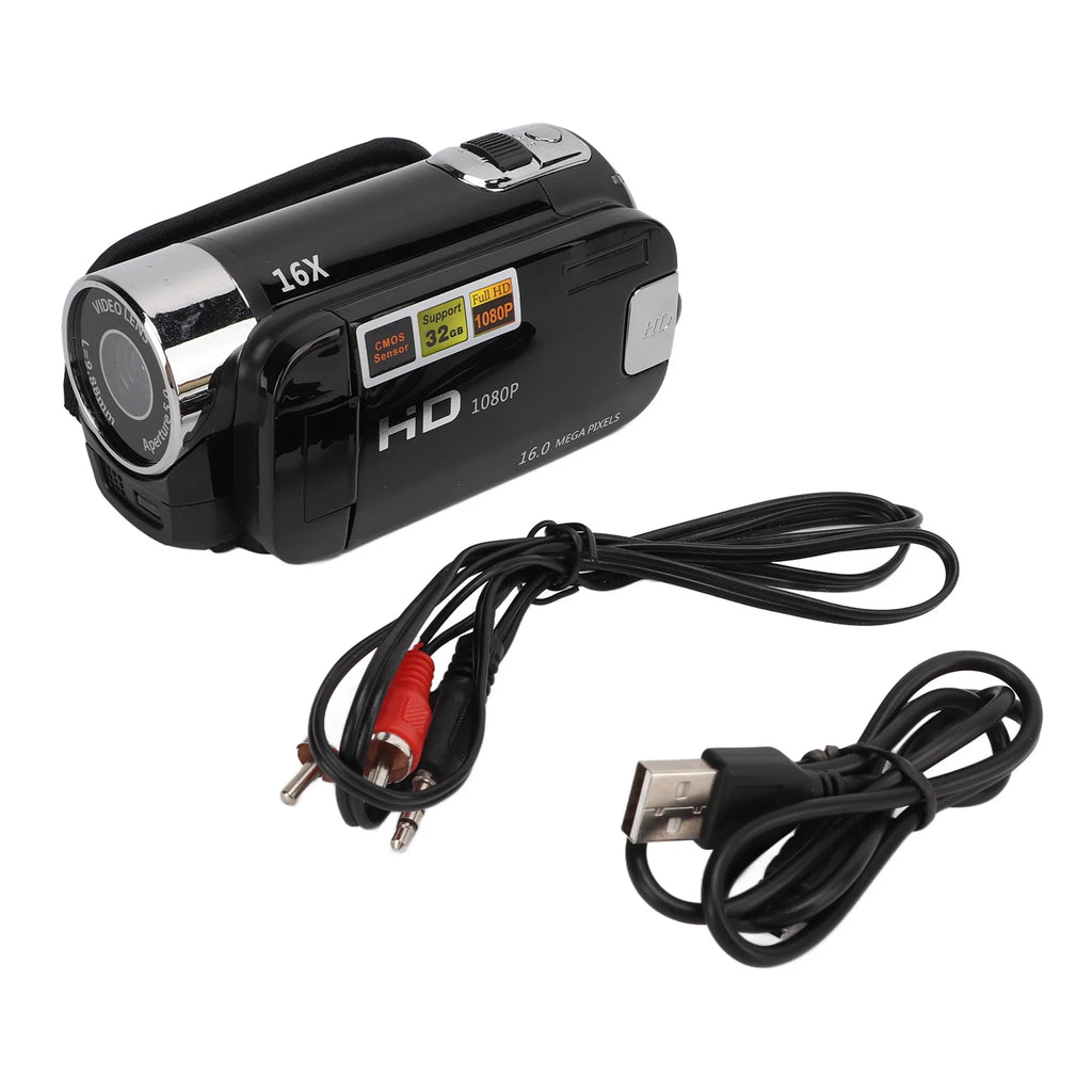 Digital Video Camcorder 16MP Color Screen 270° Rotation